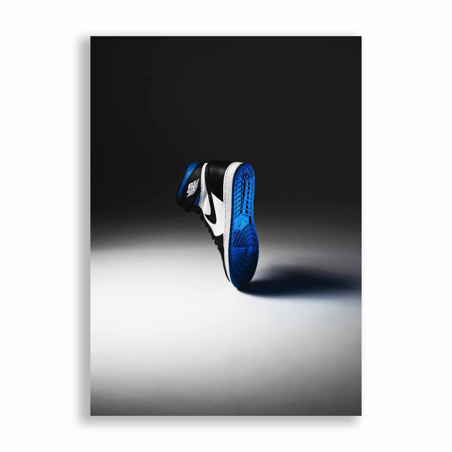 Air Jordan 1 High Royal Toe Sneaker Poster